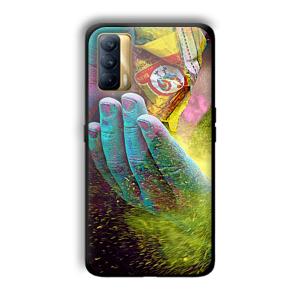 Festival of Colors Customized Printed Glass Back Cover for Realme X7