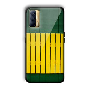 Yellow Fence Customized Printed Glass Back Cover for Realme X7
