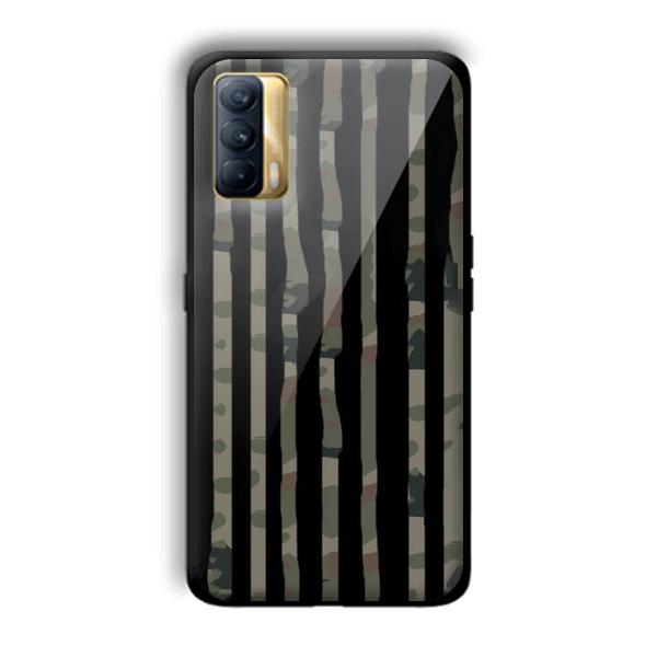 Camo Customized Printed Glass Back Cover for Realme X7