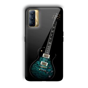 Neon Guitar Customized Printed Glass Back Cover for Realme X7