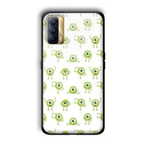 Green Eyes Customized Printed Glass Back Cover for Realme X7