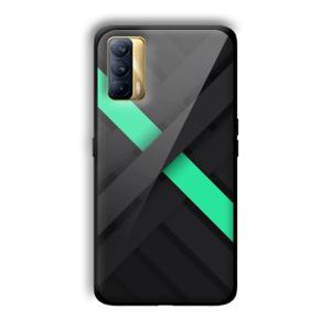 Green Cross Customized Printed Glass Back Cover for Realme X7