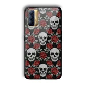 Red Skull Customized Printed Glass Back Cover for Realme X7
