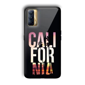 California Customized Printed Glass Back Cover for Realme X7
