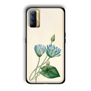 Flowers Customized Printed Glass Back Cover for Realme X7