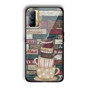 Coffee Design Customized Printed Glass Back Cover for Realme X7