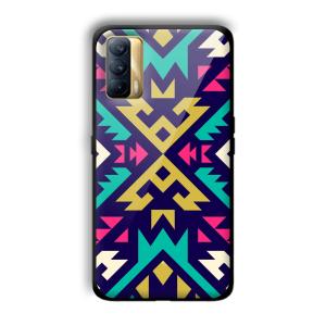 Arrows Abstract Customized Printed Glass Back Cover for Realme X7