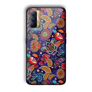 Animal Sketches Customized Printed Glass Back Cover for Realme X7