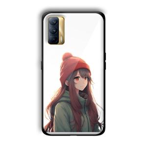 Little Girl Customized Printed Glass Back Cover for Realme X7