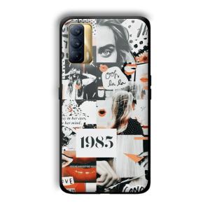 1985 Customized Printed Glass Back Cover for Realme X7
