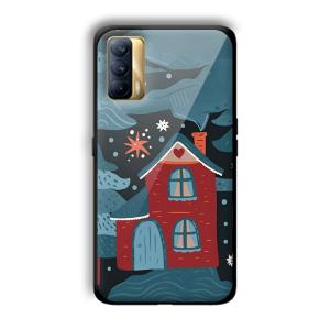 Red House Customized Printed Glass Back Cover for Realme X7