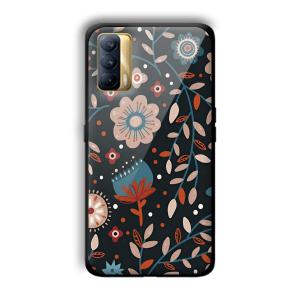 Abstract Art Customized Printed Glass Back Cover for Realme X7