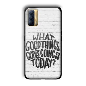 Good Thinks Customized Printed Glass Back Cover for Realme X7