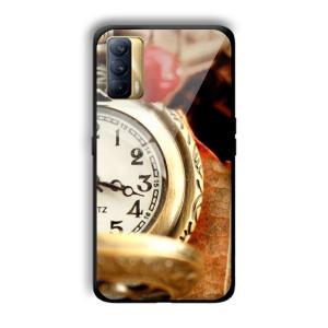 Golden Watch Customized Printed Glass Back Cover for Realme X7