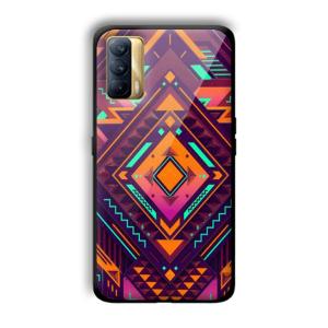 Purple Prism Customized Printed Glass Back Cover for Realme X7