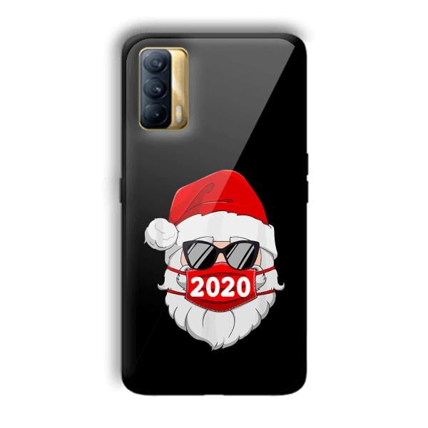 2020 Santa Customized Printed Glass Back Cover for Realme X7