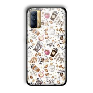 But Coffee First Customized Printed Glass Back Cover for Realme X7