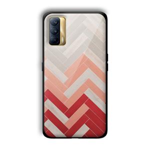 Light Red Customized Printed Glass Back Cover for Realme X7
