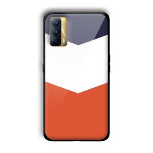 3 Colors Customized Printed Glass Back Cover for Realme X7