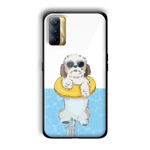 Cool Dog Customized Printed Glass Back Cover for Realme X7