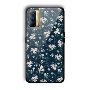 Little Flowers Customized Printed Glass Back Cover for Realme X7
