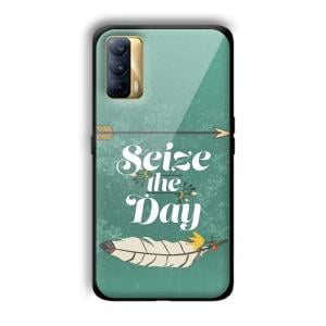 Seize the Day Customized Printed Glass Back Cover for Realme X7