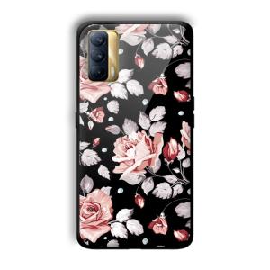 Flowery Design Customized Printed Glass Back Cover for Realme X7
