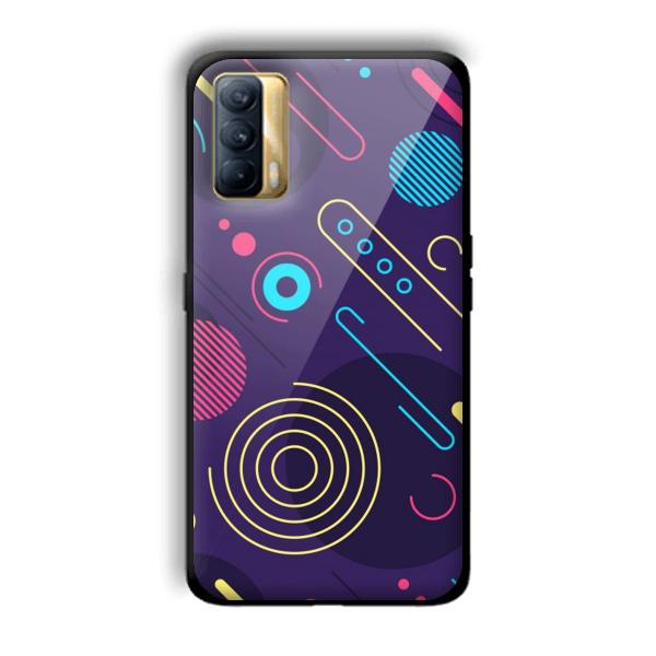 Purple Music Customized Printed Glass Back Cover for Realme X7