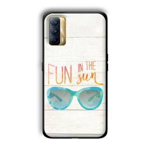 Fun in the Sun Customized Printed Glass Back Cover for Realme X7