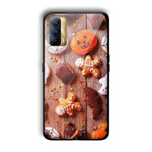 Gingerbread Customized Printed Glass Back Cover for Realme X7
