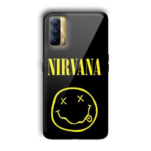 Nirvana Emoji Customized Printed Glass Back Cover for Realme X7