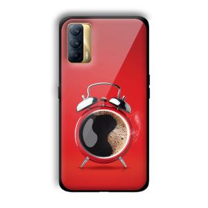 Morning Coffee Customized Printed Glass Back Cover for Realme X7