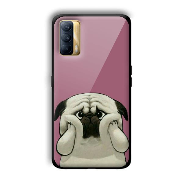 Chubby Dogo Customized Printed Glass Back Cover for Realme X7