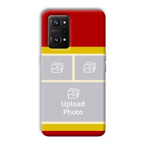 Red Yellow Collage Customized Printed Back Cover for Realme GT NEO 3T