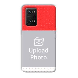 Red White Customized Printed Back Cover for Realme GT NEO 3T