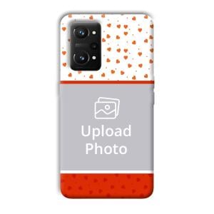 Orange Hearts Customized Printed Back Cover for Realme GT NEO 3T