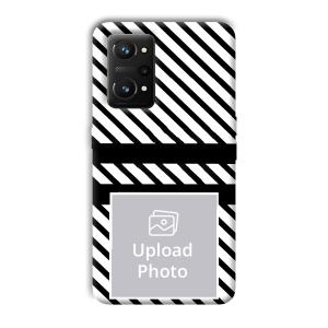 White Black Customized Printed Back Cover for Realme GT NEO 3T