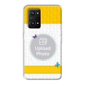 Butterflies & Yellow Customized Printed Back Cover for Realme GT NEO 3T