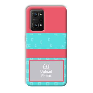 Bluish Pattern Customized Printed Back Cover for Realme GT NEO 3T