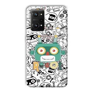 Animated Robot Phone Customized Printed Back Cover for Realme GT NEO 3T