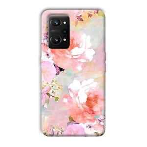 Floral Canvas Phone Customized Printed Back Cover for Realme GT NEO 3T