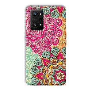 Floral Design Phone Customized Printed Back Cover for Realme GT NEO 3T
