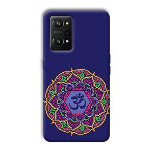 Blue Om Design Phone Customized Printed Back Cover for Realme GT NEO 3T