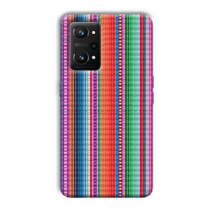 Fabric Pattern Phone Customized Printed Back Cover for Realme GT NEO 3T