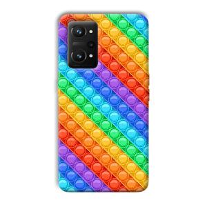 Colorful Circles Phone Customized Printed Back Cover for Realme GT NEO 3T