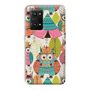 Fancy Owl Phone Customized Printed Back Cover for Realme GT NEO 3T