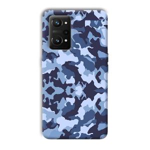 Blue Patterns Phone Customized Printed Back Cover for Realme GT NEO 3T