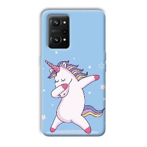 Unicorn Dab Phone Customized Printed Back Cover for Realme GT NEO 3T