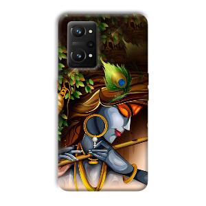 Krishna & Flute Phone Customized Printed Back Cover for Realme GT NEO 3T