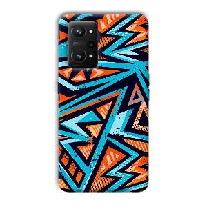 Zig Zag Pattern Phone Customized Printed Back Cover for Realme GT NEO 3T